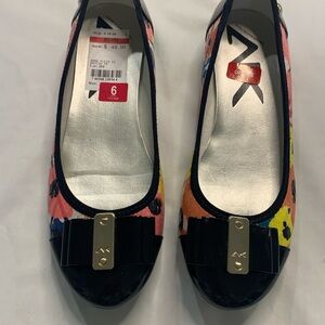 Anne Klein Women's Colorful Floral Flats